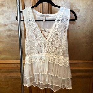 White Lace Blouse